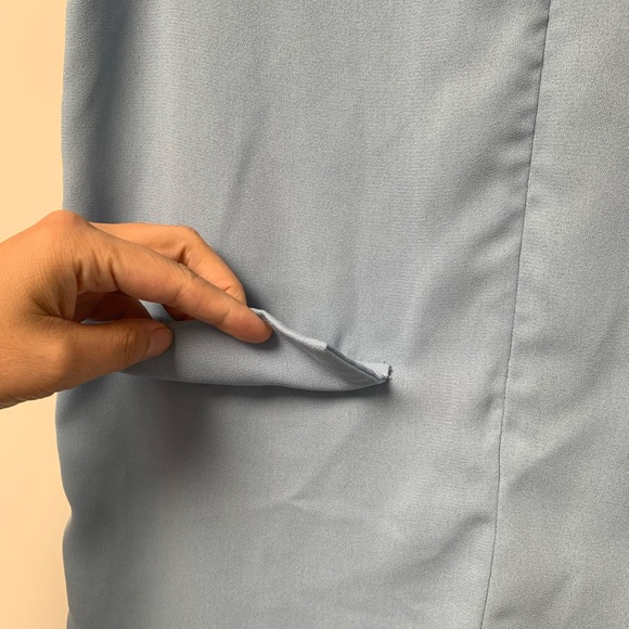 3/$30 99% new Japanese light/baby blue shortall/romper - Picture 4 of 6